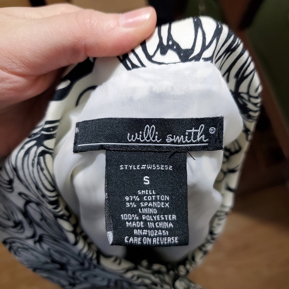 Willi Smith white black patterned cropped jacket - Picture 4 of 4